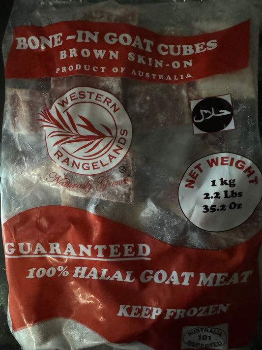 Bone-In Goat Cubes (Goat Meat)