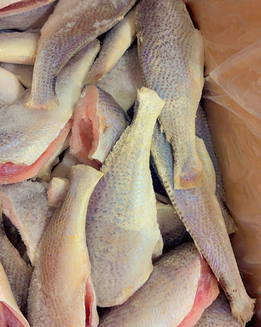 Fresh & Headless Cassava/Croaker Fish (Cut Stew Size)
