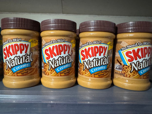 Skippy Natural Creamy Peanut Butter