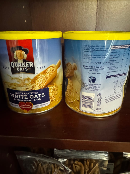 Quaker Quick Cooking White Oats | 500g