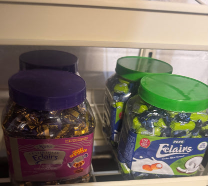 Micks Center Filled Eclairs Jar